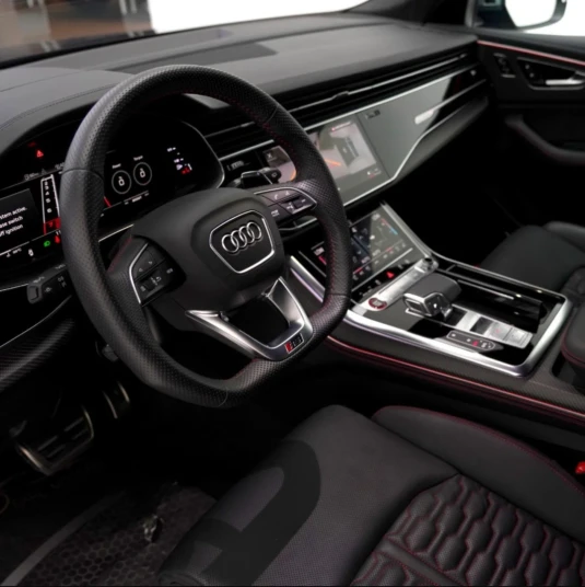 Audi RS Q8 2023 BLACK RENTAL IN DUBAI - undefined
